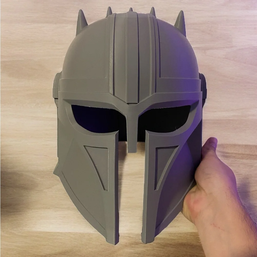 Mandalorian Armorer Helmet 3D printed for cosplay